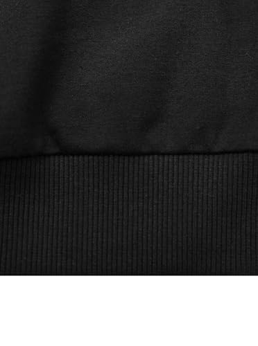 Remidoo Women's Contrast Collar Sweatshirt Casual Oversized Long Sleeve Pullover4