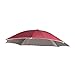 Polyester Fishing Sun Umbrella Hat Cap 28 Inch Dark Red