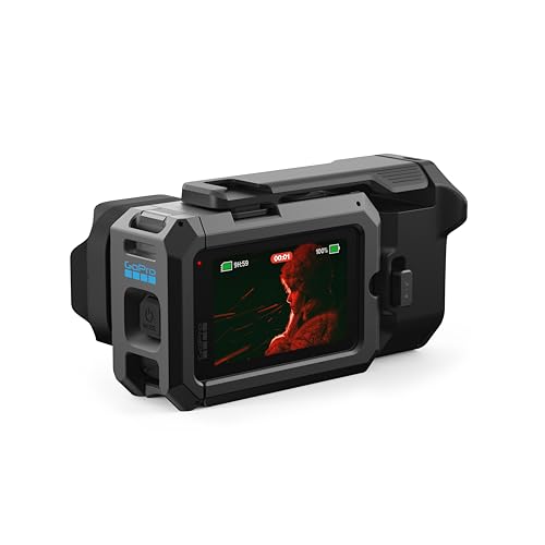Image of GoPro Mission 1 PRO Grip Edition - Includes Mission 1 PRO Camera, Point-and-Shoot Grip, One Enduro 2 Rechargeable Battery, Removeable Lens Hood, Carrying Case