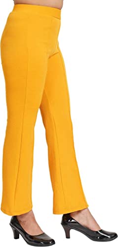 Image of YOZO Women's Regular Fit Cotton Blend Trouser