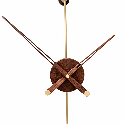 Aurtem Walnut Pendulum Clock, Wooden Mid Century Modern Decor Wall Clocks Battery Operated Wall Clocks For Living Room Decor (20 Inches Wood) #TOP6