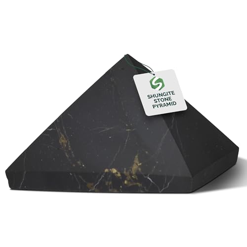 Shungite World Authentic Shungite Pyramid Unpolished 30...