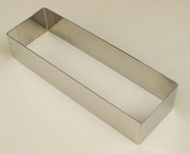 製菓　業務用カードル　ステンレス製 長方形型 37cm x 57cm 楽天市場】角 セルクル型 21cm × 8cm × 高さ5cm 18-8 ステンレス