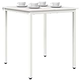 【Entretien facile】 Cette table à manger demande peu d'entretien grâce à des instructions simples ; un essuyage avec un chiffon sec suffit pour qu'elle garde son apparence. Cela permet de préserver sa beauté, ce qui la rend pratique pour les foyers beaucoup occupés, alliant style et simplicité.