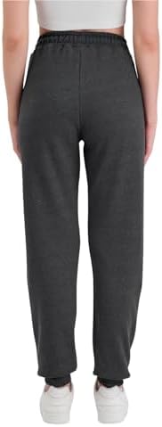 5. Bild von COMEOR Jogginghose Damen Baumwolle – Sporthose Frauen Trainingshose,Yogahose, Freizeithose Lang, Bequeme Laufhose mit Elastischem Rippbündchen, Jogging Sweatpants XS