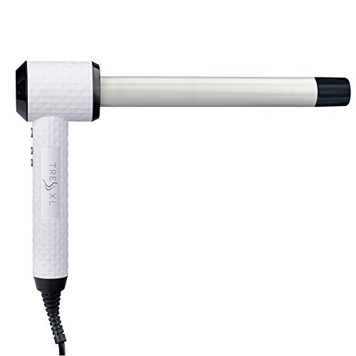 Extra Long L-Shaped Curling Wand by The Makers of Mr Big - First Angled Wand with an Extended 8â€ Barrel - Best XL Wand for Curling Long Hair Quicker - Ceramic, Auto Off, Dual Voltage - 1â€ Diameter