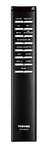 image for Toshiba Wireless Bluetooth Boombox Speaker: Portable CD Boom Box with 