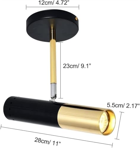 Lámparas de pared champagne D rail con detalles metalizados sofisticados 7