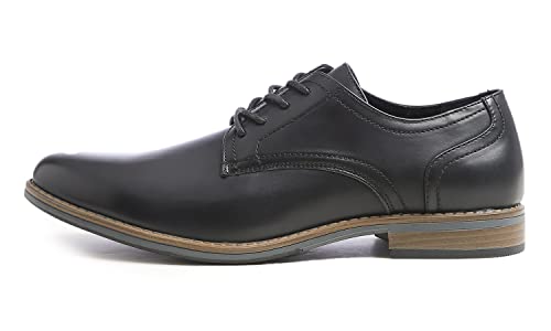 FEVERSOLE Men's Classic Dress Oxford Vegan Leather Casual Derby Shoes2