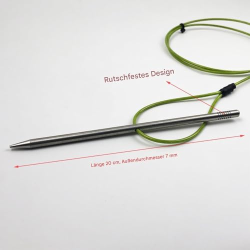 Soporte de cable de acero inoxidable Fishstring de 3,94 pies para pesca de mariscos 7