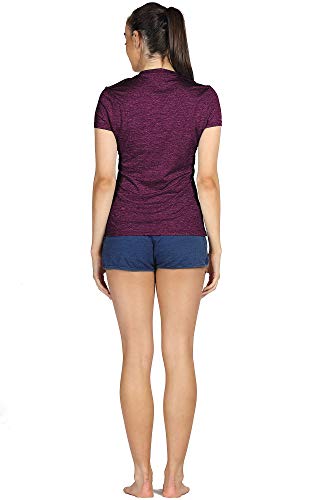 Image of icyzone Workout Running Tshirts for Women - Fitness Athletic Yoga Tops Exercise Gym Shirts (Pack of 3)