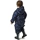 Regatta Kinder Splosh III Waterproof and Breathable Insulated Lightweight All-In-One Anzug, Navy, Size 36-48