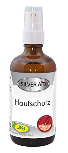 SilverAid Hautschutzspray Tiere 100ml - Mikronisiertes Silber & Pflegende Öle für natürliche Tierhautpflege