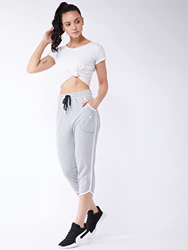 Image of Modeve Women Striped Cotton Blend Capri