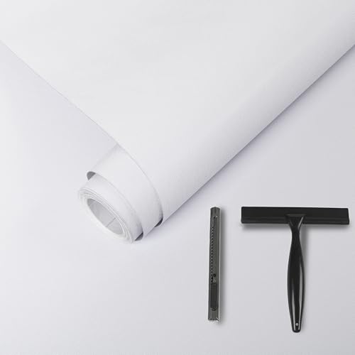 White Sticky Back Plastic 30x200cm White Vinyl Wrap Self Adhesive Wallpaper