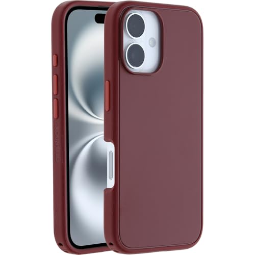 Image of OtterBox iPhone 16 Symmetry Series Case - Brick Red - Ultra-Thin, Sleek iPhone Case, MagSafe Compatible, Best Aesthetic iPhone Cases