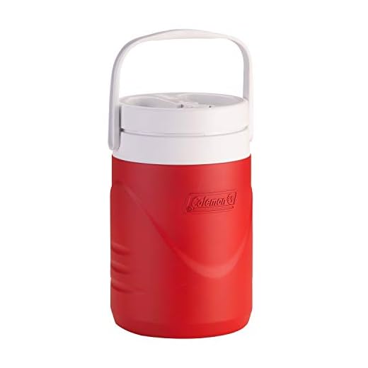 Coleman 1 Gallon Beverage Cooler, Red