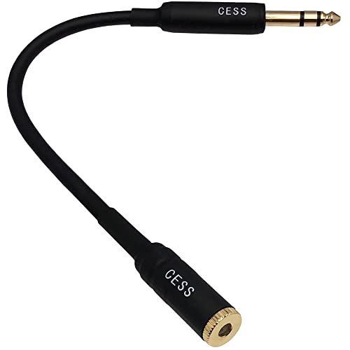 Adaptador de auriculares balanceado 6.35mm a 4.4mm miniatura 6