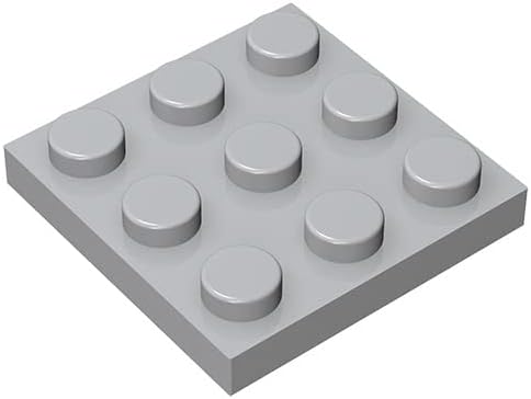 Placa de construcción clásica de 3 x 3, 100 piezas, compatible con piezas y piezas Lego 11212, juego creativo 100% compatible con todas las