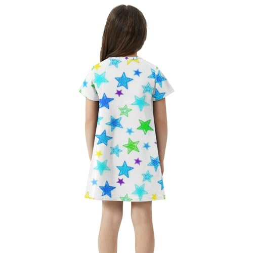 Vestido de verano para niñas de 2 a 8 años en tela natural 4