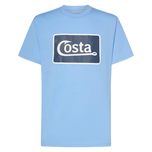 T-shirt Costa Del Mar The Hunt pour homme bleu clair taille L