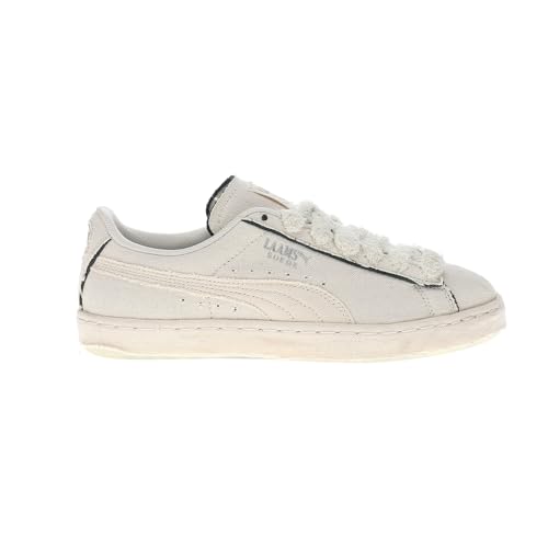PUMA Mens Suede Laams Blank Canvas Lace Up Sneakers Shoes Casual - Beige - Size 12 M