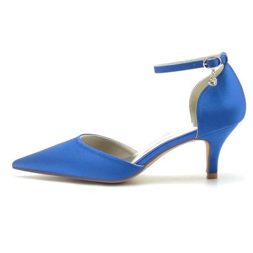 Women's Low-Heel Kitten-Heel Pumps with Buckle, Pointed Toe – Wedding, Evening Party & Dress Shoes/Summer Sandals for Women4