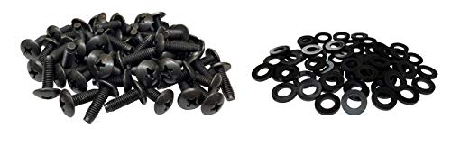 RackGold M6 Rack Screws 50 Pack w/Washers - USA Made &