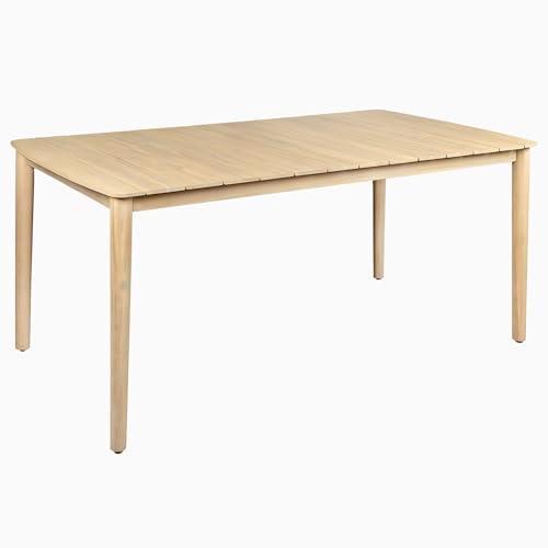 Riess Ambiente Wetterfester Gartentisch KOPENHAGEN - 160cm - Natur Akazie Massivholz - oval Outdoor Esstisch