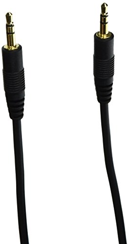 Cable de audio estéreo 3.5mm macho a macho de 6 pies miniatura 2