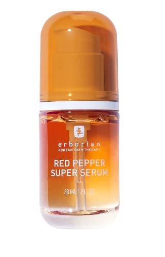 Erborian - Red Pepper Super Serum - Soin visage à l'extrait de piment 30 ml - Energise, unifie le teint et booste l'éclat - Soin Cosmétique Coréen Cover
