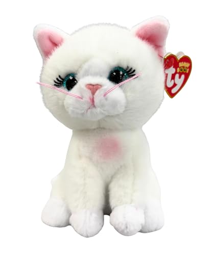 TY Beanie Boos – Amelia la Gata con Ojos Azules Grandes y Brillantes, el Peluche con Ojos Grandes Brillantes – 15 cm – T37377 TY Beanie Boos – Amelia la Gata con Ojos Azules Grandes y Brillantes, el Peluche con Ojos Grandes Brillantes – 15 cm – T37377