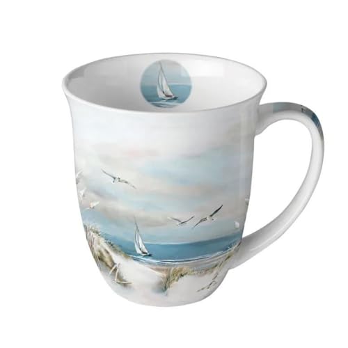 Mug balade marine en porcelaine fine 400 ml
