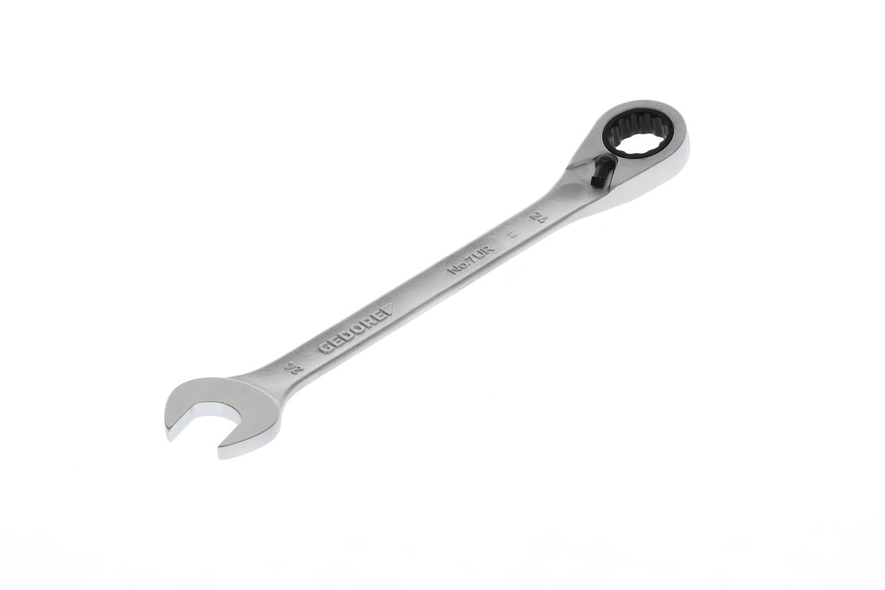 Clé à fourche avec cliquet de 11 mm réversible pour mécanique automobile