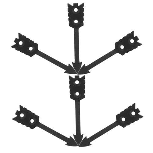 RORPOIR Elegant European Mount Skull Stand Elk Deer Skull Hanger Wall Mount Hanger Heavy Duty Metal Arrow Shape Decor