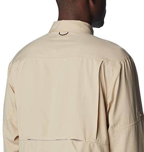 Image of Columbia Men's Silver Ridge Utility Lite Long Sleeve, Ancient Fossil, XX-Large
