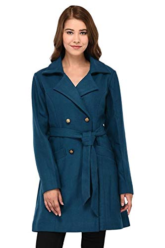 turquoise winter coat