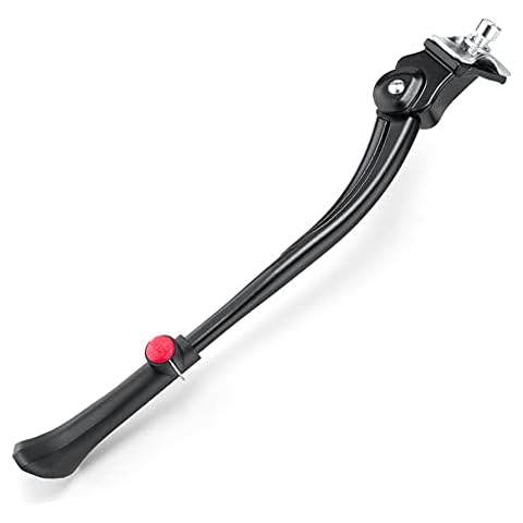Snowtian Bicycle Kickstand Adjustable Bike Kickstand,Height Adjustable Bike Stand Bicycle Stand,Aluminium Alloy Side Stand,Heavy Duty Bike Kickstand for Bicycle,Mountain Bike Cover
