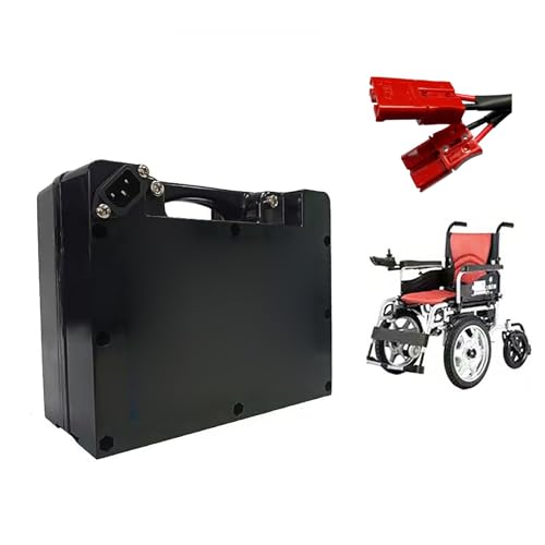 SSCYHT 24 Volt Electric Wheelchair Battery 24V 8AH 10AH 12AH 15AH 16AH 20AH 22AH 25AH Lithium Battery Replacement Rechargeable Li-Ion Battery,24v10ah