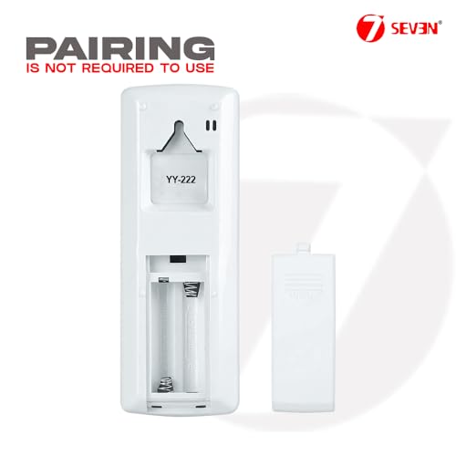 Image of 7SEVEN Compatible O General AC Remote YAW1f12 Model 222 Suitable for ASGA18BMAA-B ASGA12BMWB 1 1.5 2 Ton Spilt and Window Air Conditioner - Match Keys Exactly with Existing AC Remote Controller