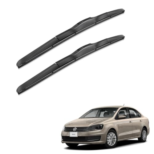 Image of Oshotto Frameless (O.E.M Type) Wiper Blades Compatible with Volkswagen Vento (24 inch / 16 inch)