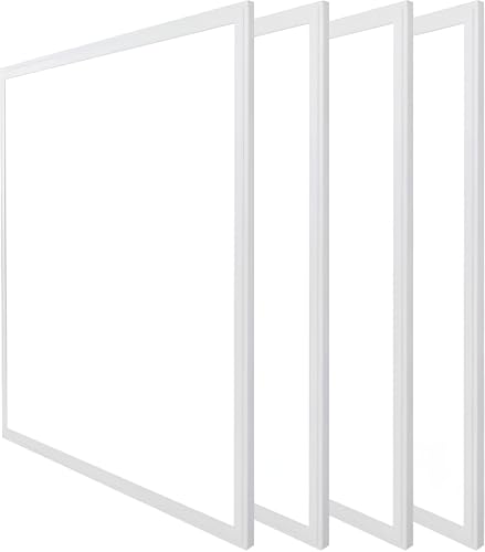 60X60 LED PANEL Light LED Ceiling Light 6500k White Square Aluminium(PACK OF 4) LED Flat Panel Lamp for Home Improvement Kitchen Living Room Office Supermarket etcs 2YEARS WARRANTY