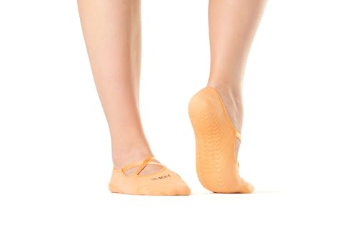 Image of Pilates Socks for Women, Non-Slip Grip Yoga Socks with Grips for Barre, Studio & Home Workouts