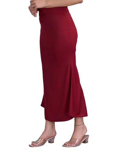 Image of LADLA FASHION] Women's Saree Shapewear - Mermaid Cut Saree Shaper Petticoat with Side Slit,
