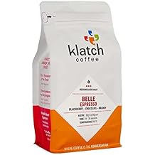 Klatch Coffee Belle Espresso Medium-Dark Roast, 310 Grams, Whole Bean
