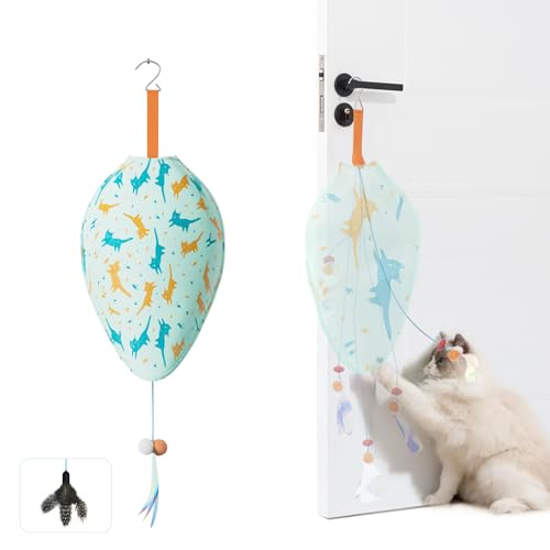 Interactive Cat Toys for Indoor Cats,Rechargeable Automatic Conce...