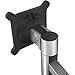 Durable Monitor Halterung, flexibler Schwenkarm 360° drehbar, Bildschirmhalterung, für VESA Bildschirme 21-27", Tischdurchführung, silber, 508423