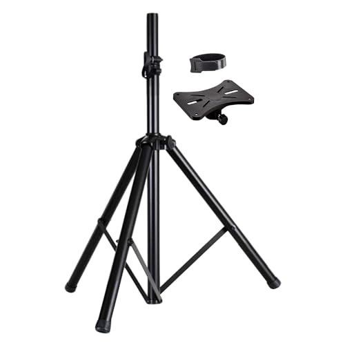 5 Core Speaker Stand Tripod Floor Adjustable Up To 48 Inch Dj Studio Monitor Stands Pole Mount cover