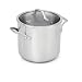 Calphalon 1948240 Signature Stainless Steel Covered Stock Pot, 8 quart, Silver