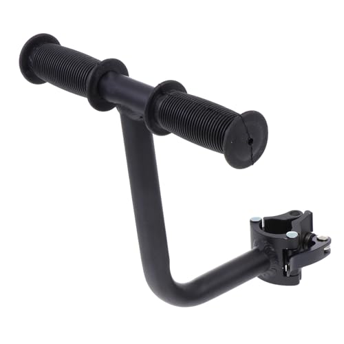 Asiento trasero de niños para bicicletas infantiles en negro Tofficu de aluminio y plástico